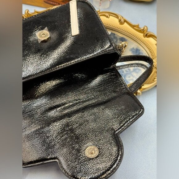 🆕 BETSEY JOHNSON 🧿 NWOT Get My Good Side Novelty Camera Crossbody Bag, Black - Picture 11 of 16